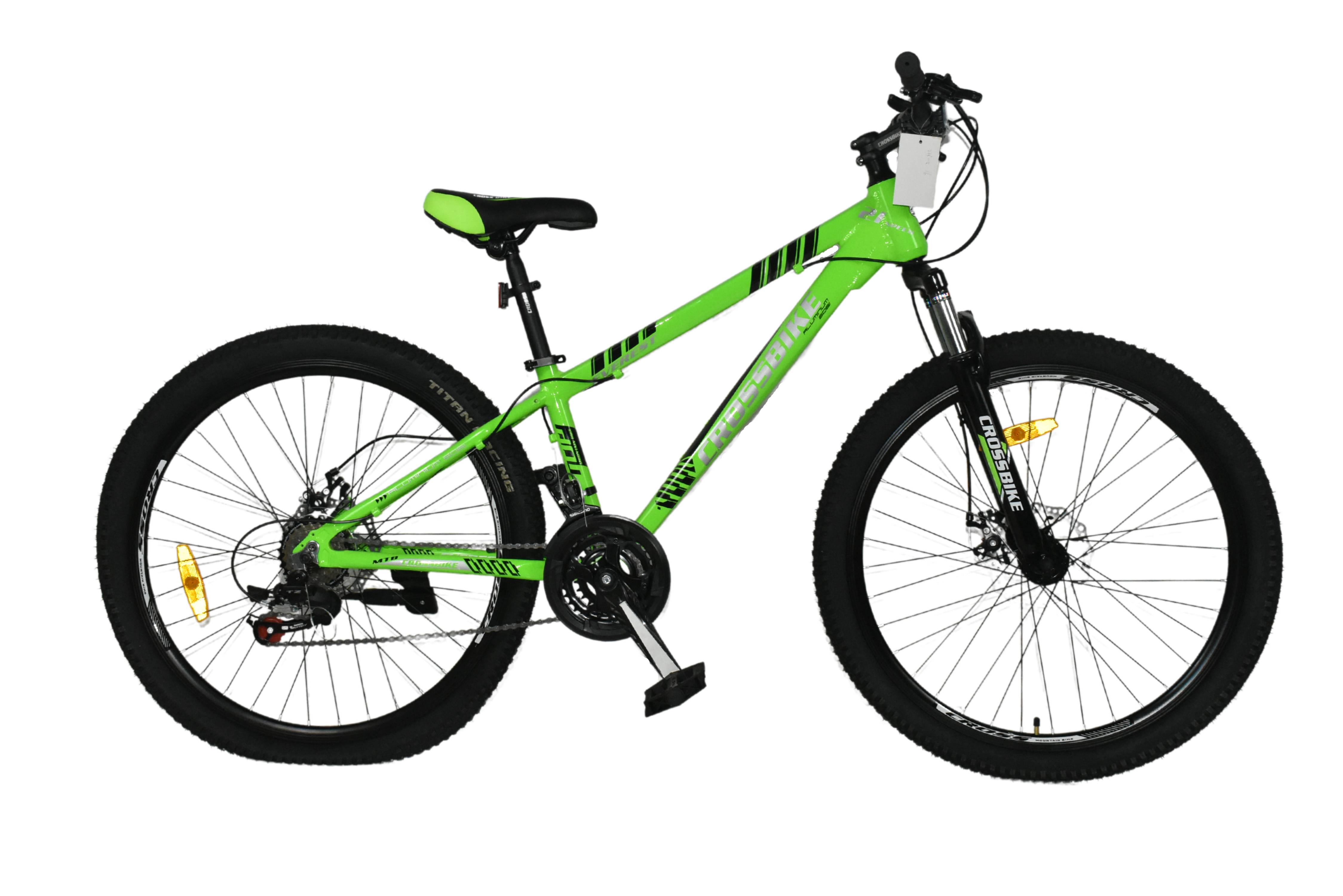 Велосипед CrossBike Everest 26"13" Зеленый