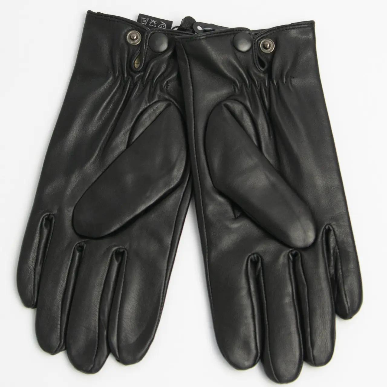 Рукавички чоловічі з якісної шкіри з махровим утеплювачем XL (M20-232-2) - фото 2 Рукавички чоловічі з якісної шкіри з махровим утеплювачем XL (M20-232-2) - фото 2