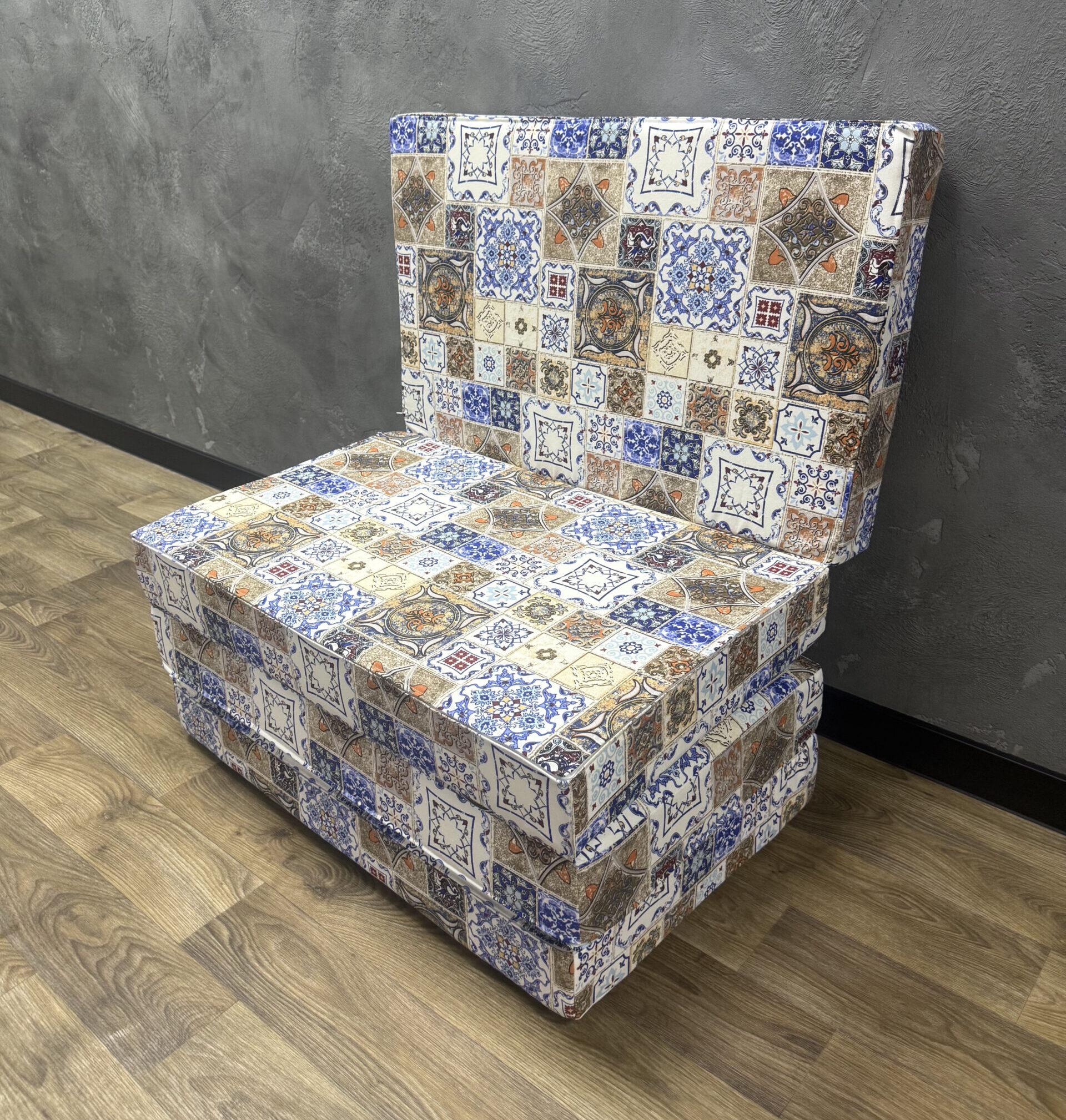 Матрас-трансформер Comfort Home Spanish tiles раскладной 4 секции панама 200х80х5 см