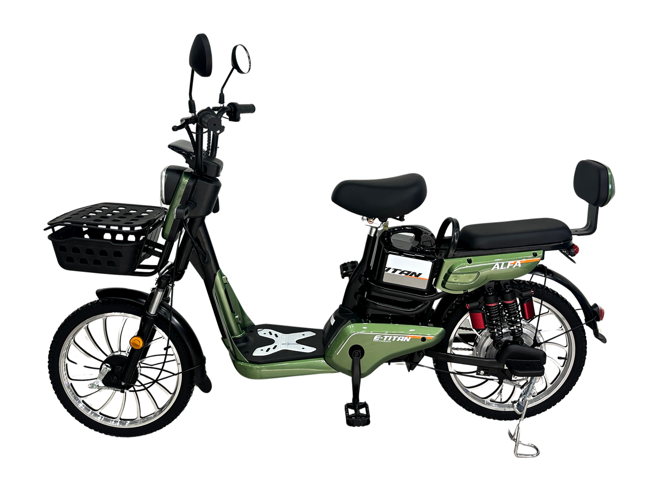 Электроскутер E-Titan Alfa 20" Зеленый