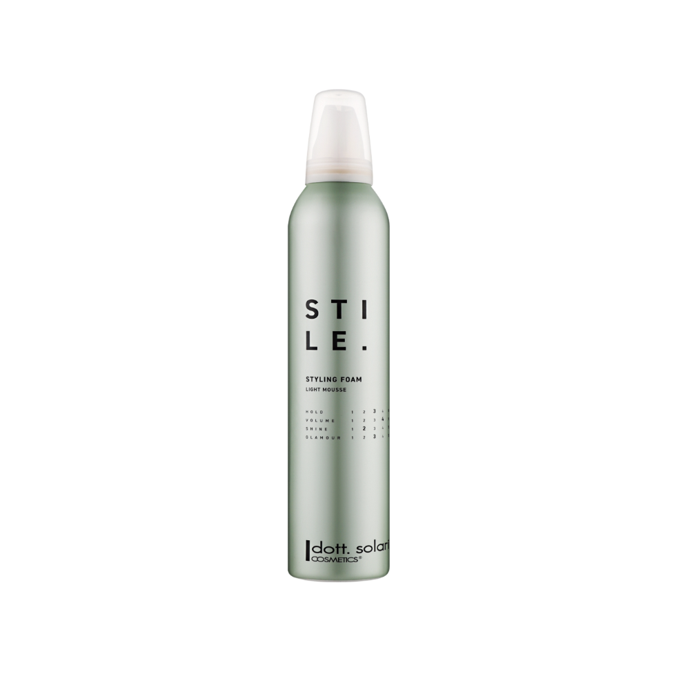 Мус легкої фіксації для волосся Dott.Solari Styling Foam Light Mousse 300 мл
