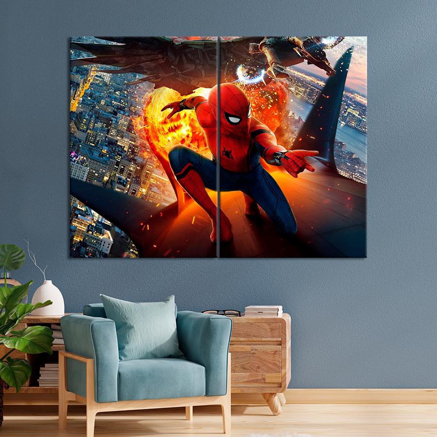 Настенний декор Человек-паук Тома Холанда 165x122 см (A90-2)