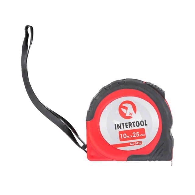 Рулетка Intertool з фіксатором 10 м 25 мм (000034880)