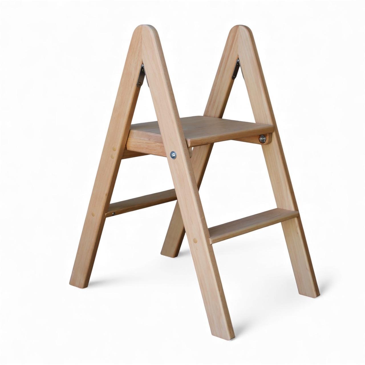 Табурет-лестница деревянный Студія Дерева Вільха бытовой двухсторонний 2 ступеньки Бежевый (31002892) - фото 2 Табурет-лестница деревянный Студія Дерева Вільха бытовой двухсторонний 2 ступеньки Бежевый (31002892) - фото 2