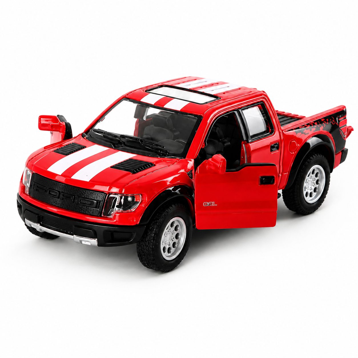 Машинка KINSMART Ford F-150 SVT Raptor Красный (2481970083)