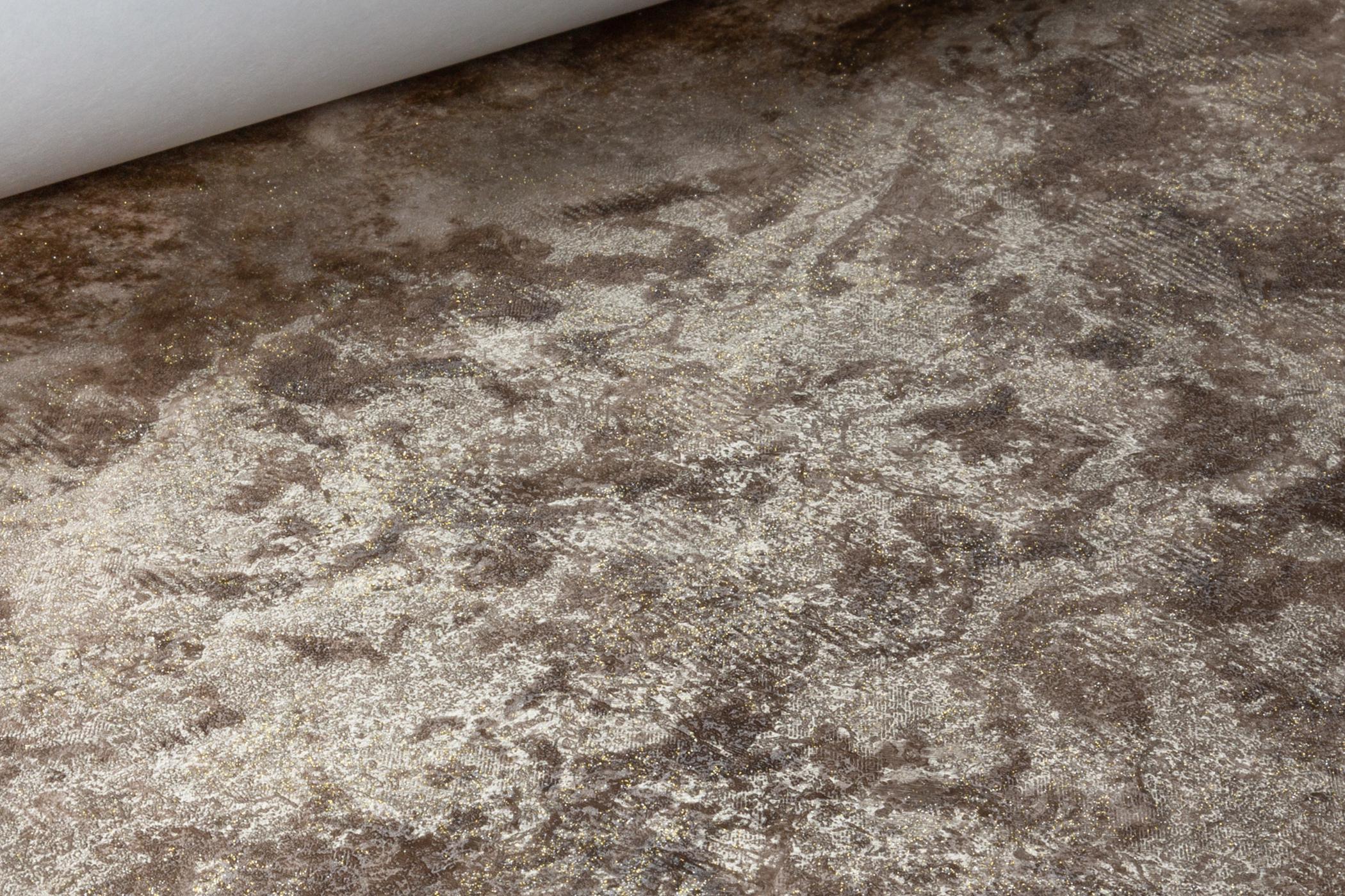 Обои флизелиновые Elegance Сапинеро 1325-05 Декор винил горячего тиснения 1,06х10,05 м Коричневый