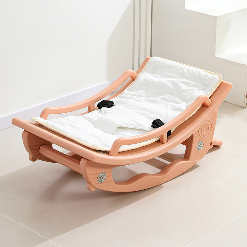 Шезлонг-гойдалка для новонароджених Lumpurini Melisenda 2в1 з функцією заколисування (YY-01) - фото 9