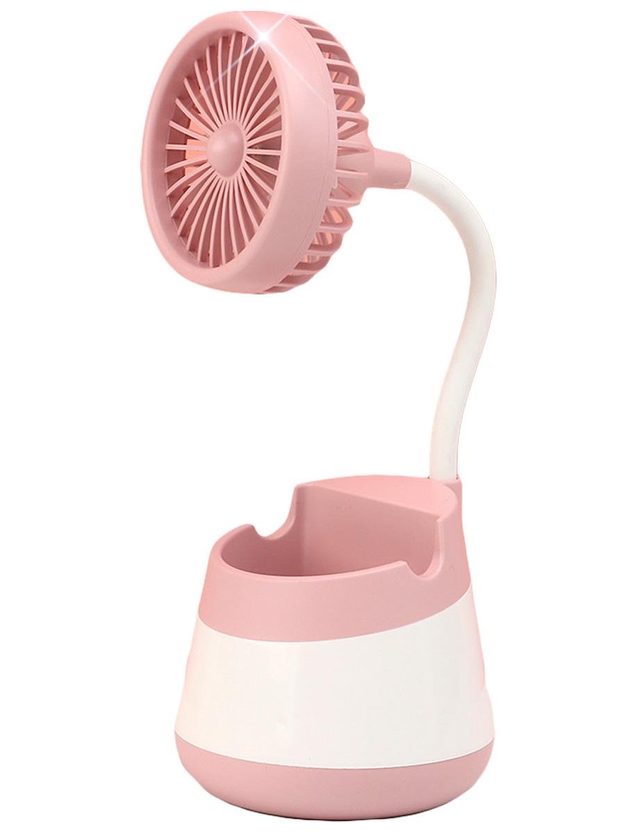 Вентилятор настільний BRS USB портативний Pink (551745291) Вентилятор настільний BRS USB портативний Pink (551745291)