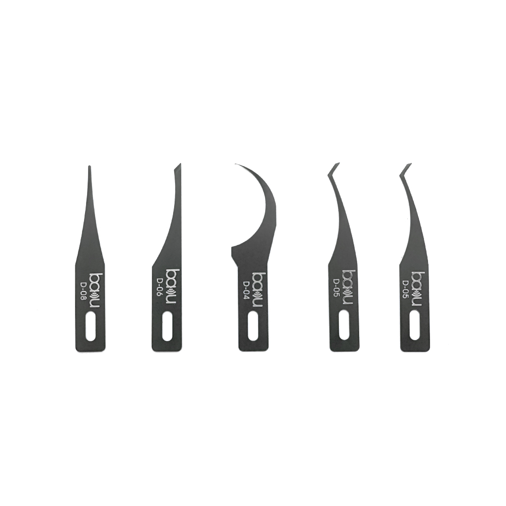 Набор лезвий для процессоров BAKU BA-D00 5в1 сталь. (YUT_V2893)