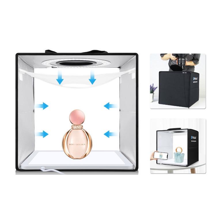 Лайтбокс з LED-панеллю і кільцевої лампою Puluz PKT3200 30 см (2063273296) - фото 2 Лайтбокс з LED-панеллю і кільцевої лампою Puluz PKT3200 30 см (2063273296) - фото 2