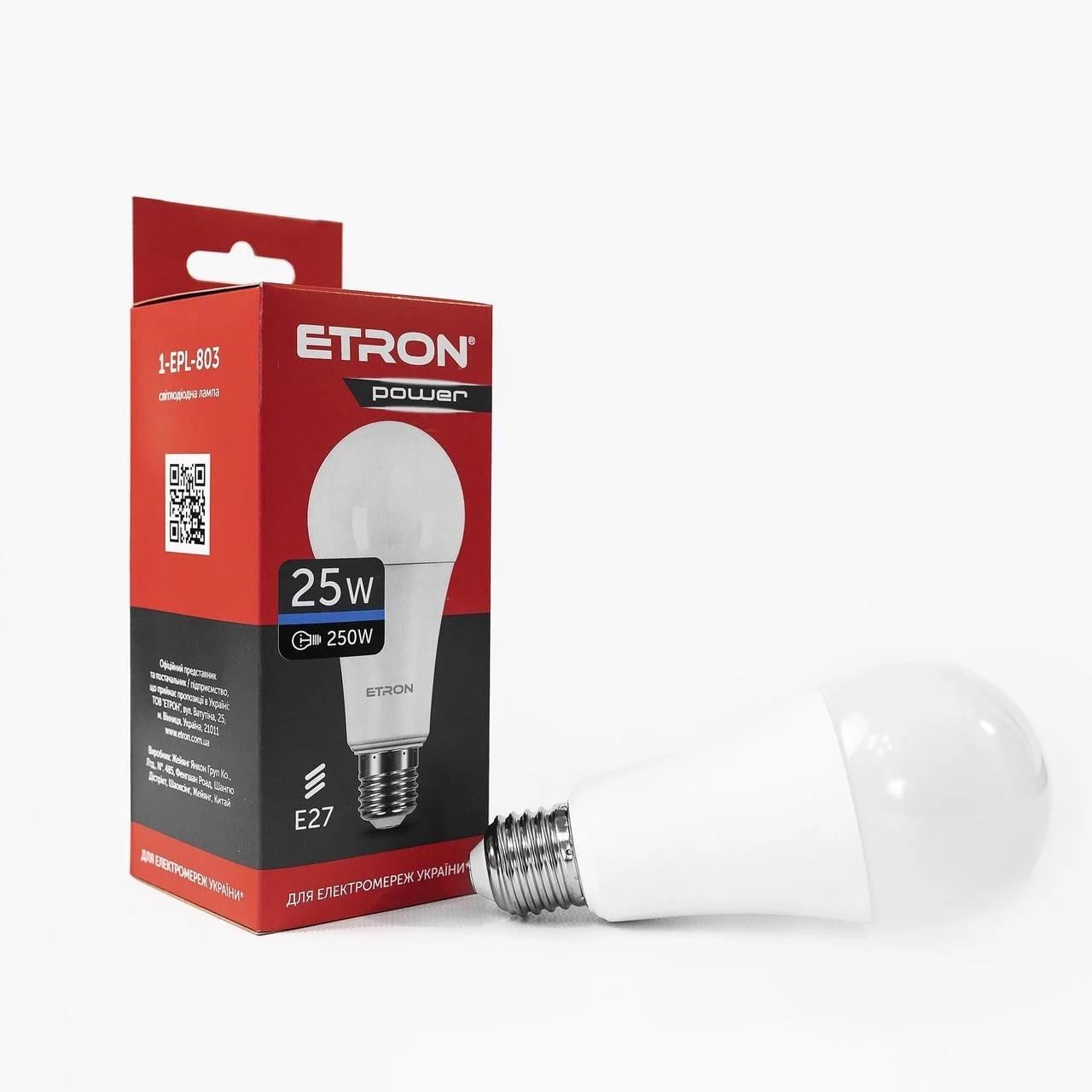 Лампа LED ETRON Power Light 1-EPL-803 A67 E27 25W 6500K