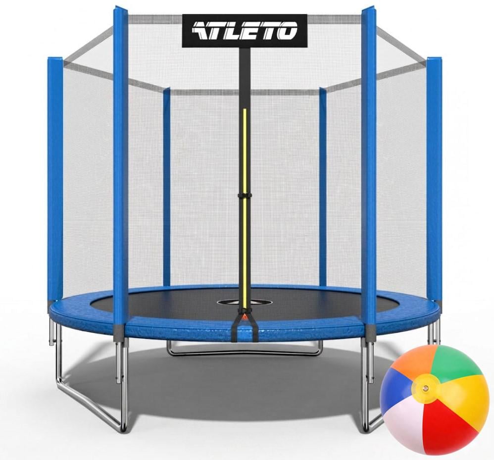 Батут детский Atleto сеткой 183 см Синий (4974)