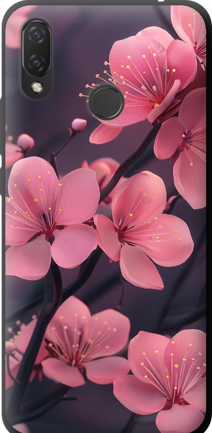 Чехол на Huawei Nova 3i Пурпурная сакура (6075b-1541-42517)