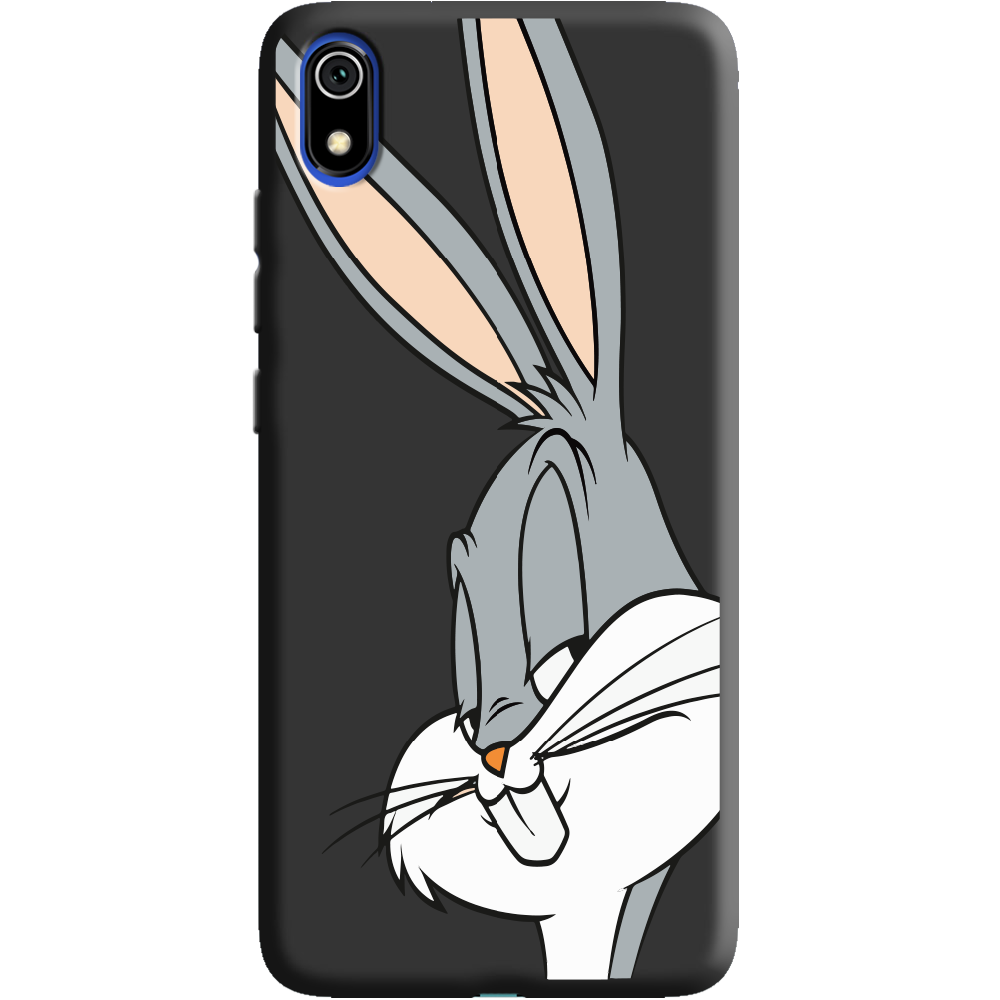 Чехол Boxface Xiaomi Redmi 7A Lucky Rabbit Черный силикон (37400-bk81-38652)