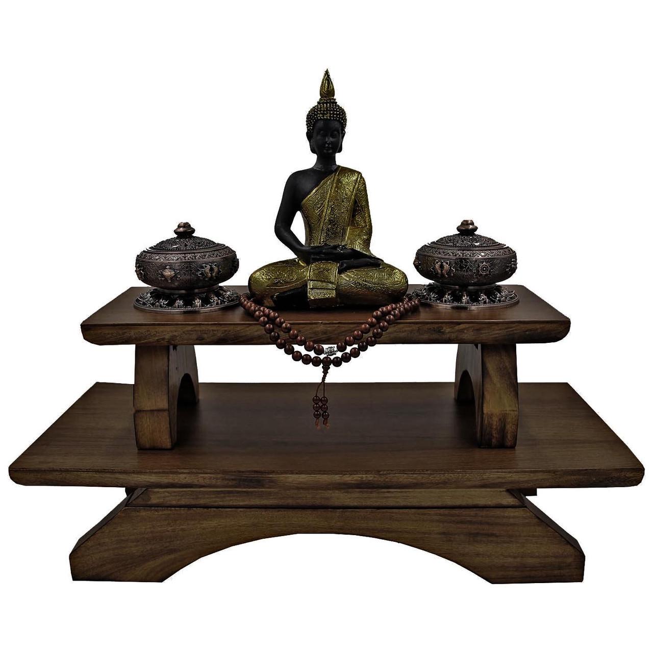 Алтарь для медитации из дерева Холинда Эспрессо (ЛАТ-005135)