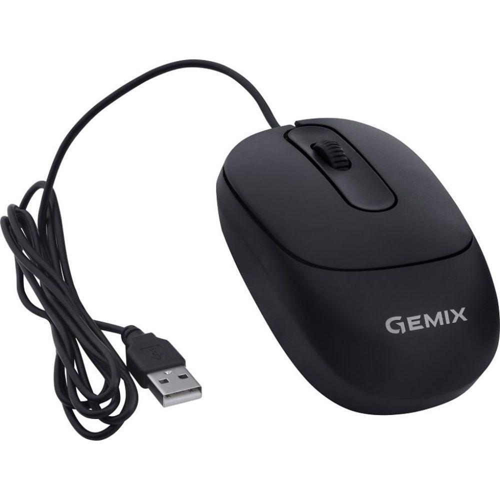 Мышь Gemix GM145 Optical USB 800 dpi Black (102520)