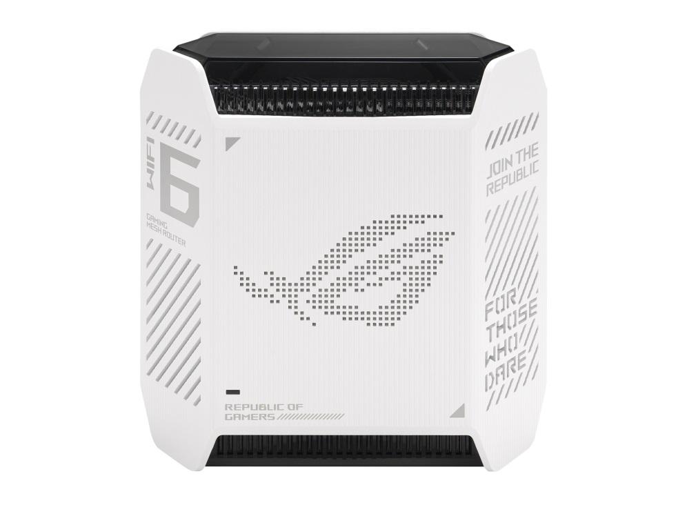 Система Mesh Wi-Fi Asus ROG Rapture GT6 AX10000 1 шт. AiMesh WPA3 White (90IG07F0-MU9A30) - фото 2 Система Mesh Wi-Fi Asus ROG Rapture GT6 AX10000 1 шт. AiMesh WPA3 White (90IG07F0-MU9A30) - фото 2