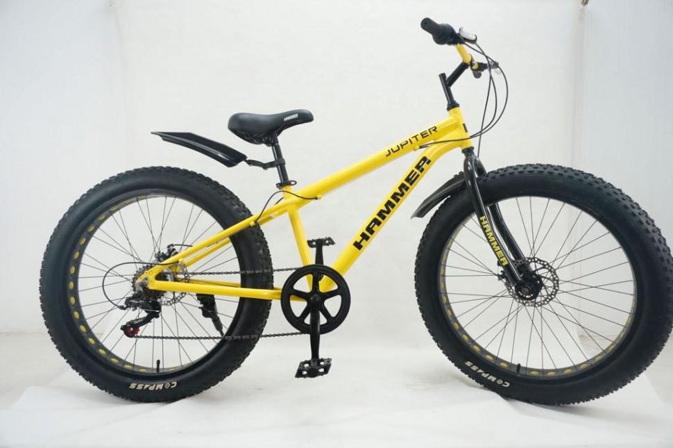 Велосипед Hammer Fatbike JUPITER 26" 17" Жовтий (b5ca3d0c)