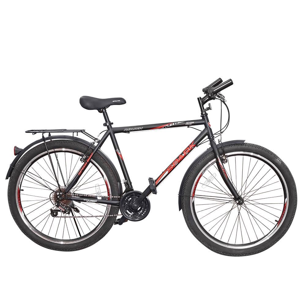 Велосипед SPARK ROUGH 26 2021 Черно-красный