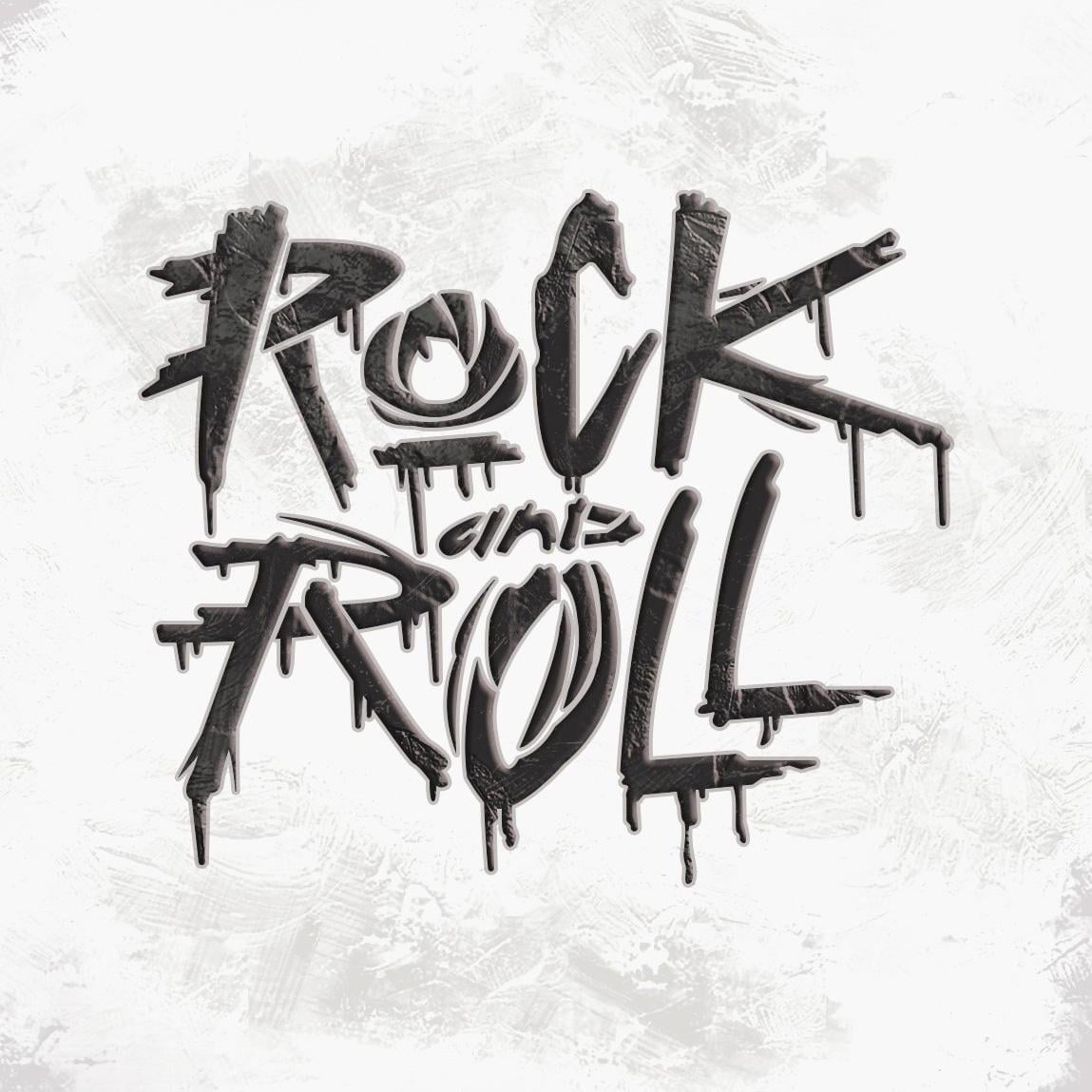 Трафарет DFA Лофт граффити Rock and Roll штукатурка/краска 90x77 см толщина 0,3-1 мм (L00062-4)