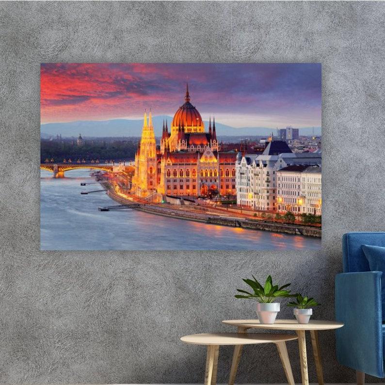 Картина на холсте KIL Art Будапешт 122x81 см (223)