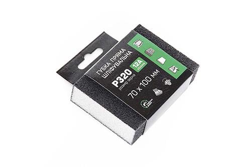 Губка абразивная Apro четырехсторонняя прямая P320