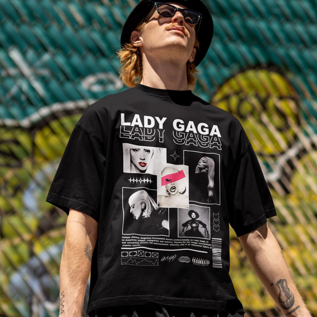 Футболка унисекс Lady Gaga Stefani Joanne Angelina Germanotta XS Черный (0000012339)