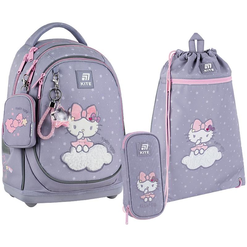 Шкільний набір KITE Education Hello Kitty SET_HK25-724S рюкзак/пенал/сумка