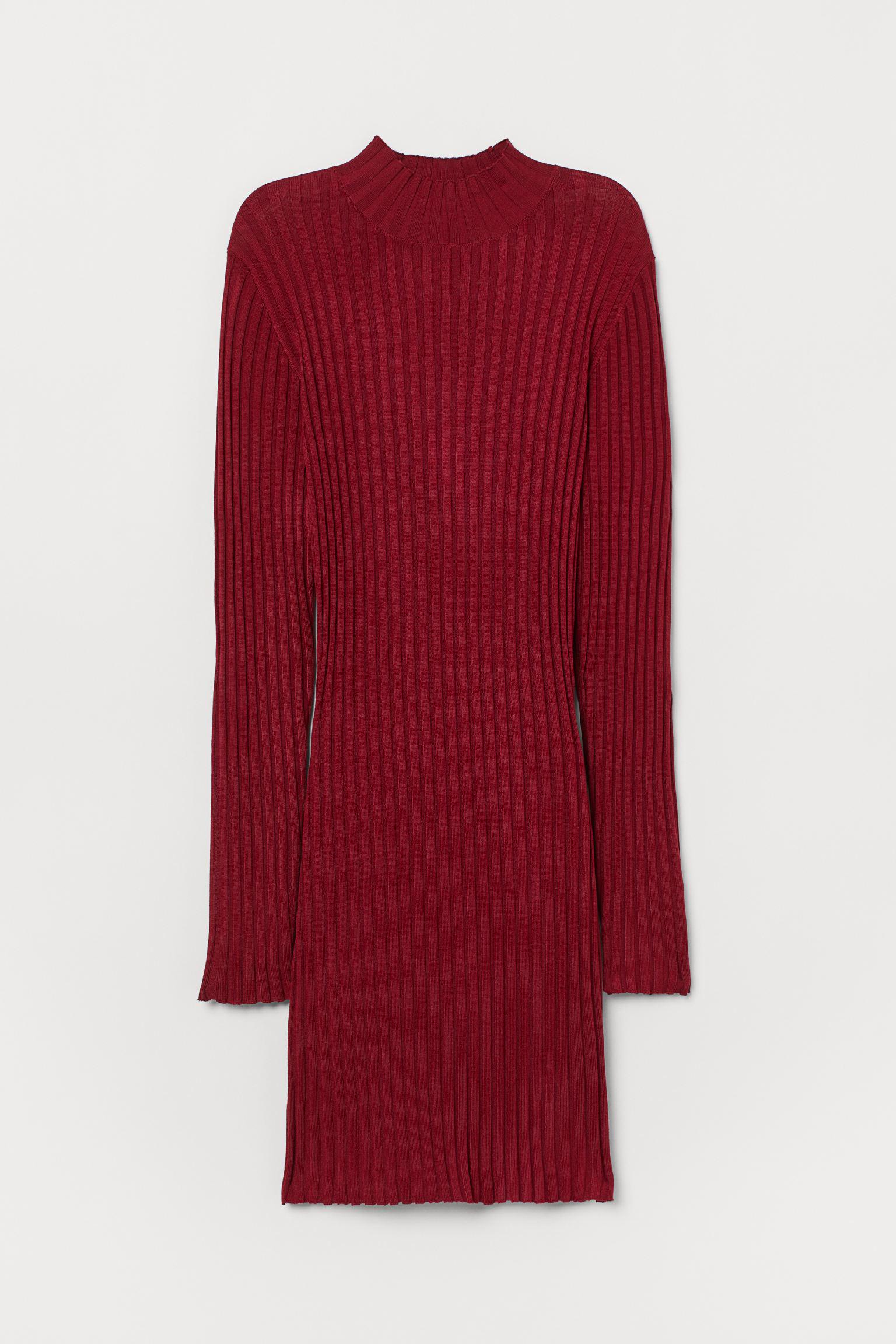 Платье H&M M Темно-красный (21047988680)