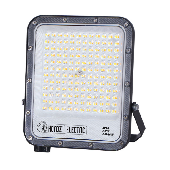 Прожектор світлодіодний HOROZ ELECTRIC PALLAS-100 3CCT 100W Чорний (29502727)