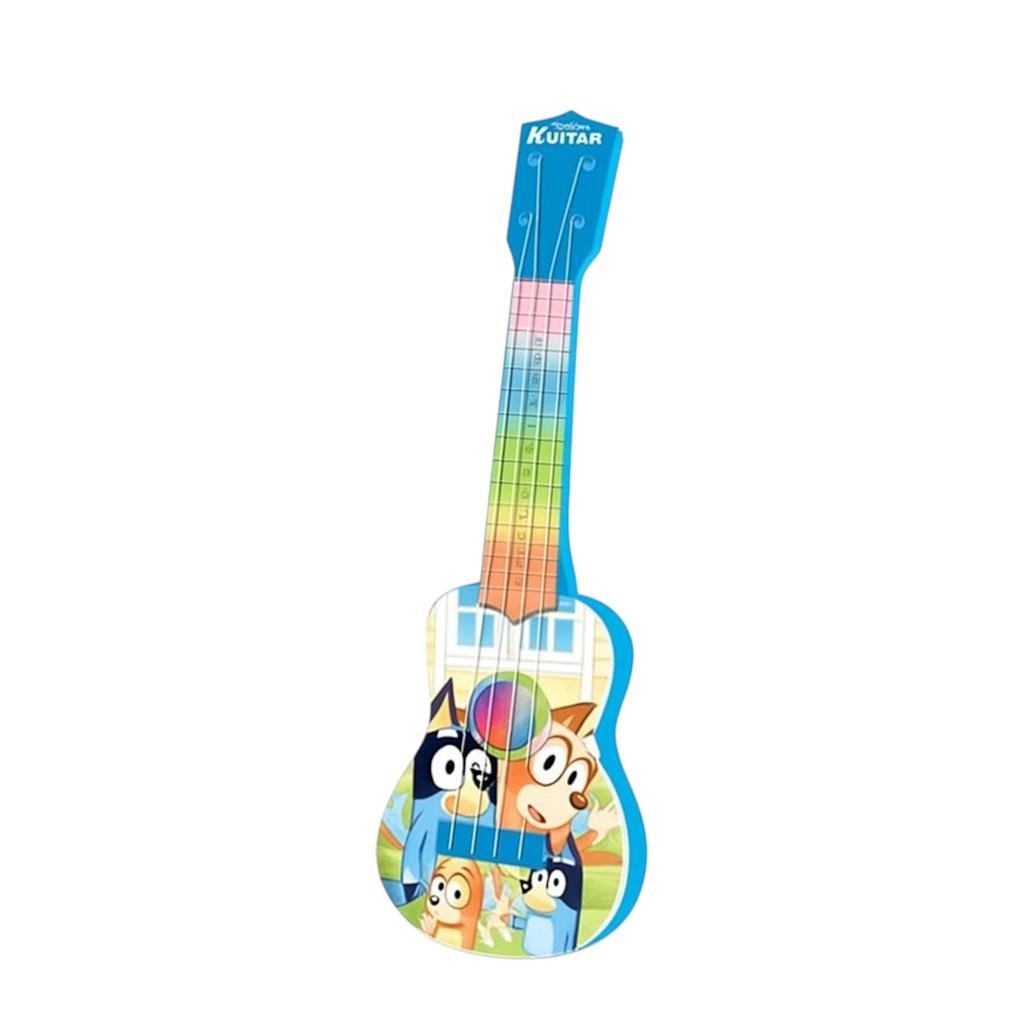 Гитара игрушечная 908-6 с подсветкой/музыкой и песнями 4 струны на батарейках (29679264) - фото 3 Гитара игрушечная 908-6 с подсветкой/музыкой и песнями 4 струны на батарейках (29679264) - фото 3