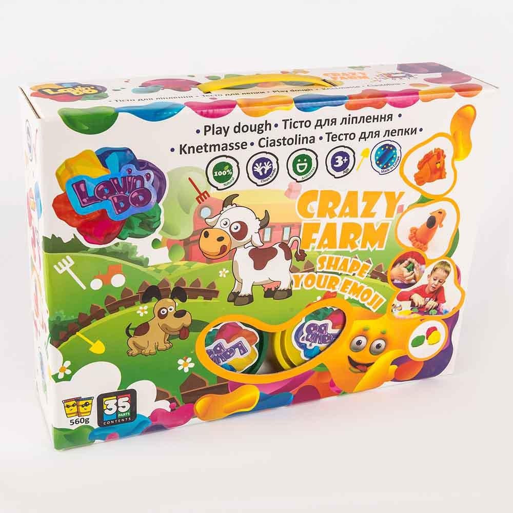 Набор для творчества OKTO Тесто для лепки Lovin Do Crazy Farm (11008)