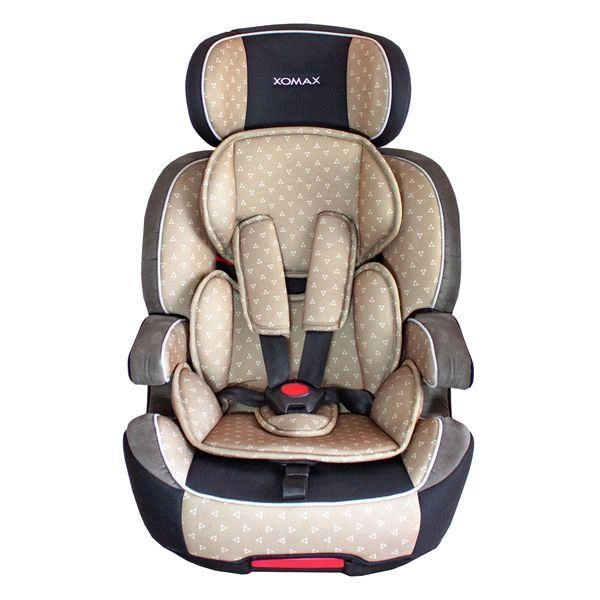 Автокресло XOMAX с ISOFIX группа 1/2/3 до 36 кг до 12 лет Бежевый
