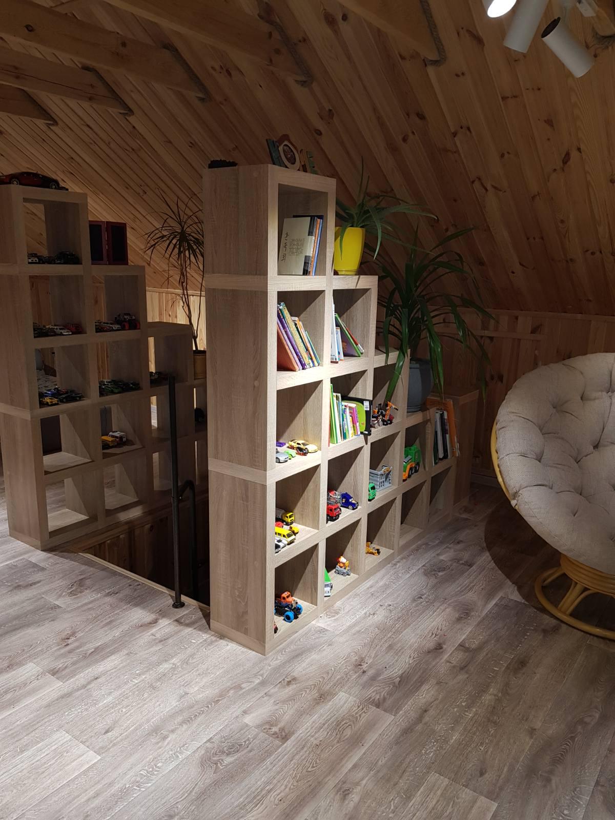 Шкаф двусторонний Inteo Кубус Стойка 5х5 1750х1750х290 мм 50 мм Дуб сонома (80368319) - фото 2 Шкаф двусторонний Inteo Кубус Стойка 5х5 1750х1750х290 мм 50 мм Дуб сонома (80368319) - фото 2