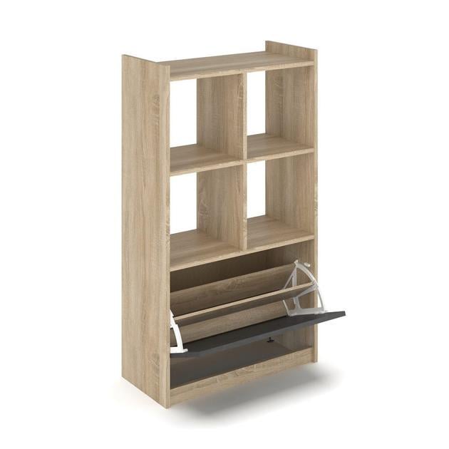 Тумба для взуття Mebel Service Компо 6 67х31х117 см Дуб сонома/Матера (27777752)