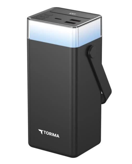 Повербанк Torima TRM-1041 40000 mAh Type-C Lightning 22,5 Вт с быстрой зарядкой RGB LED Black (30774018)