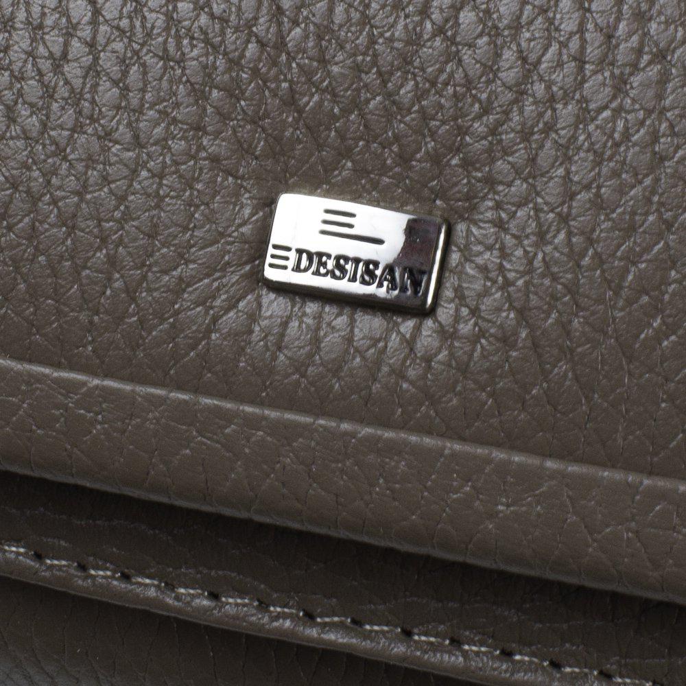 Кошелек женский кожаный DESISAN 8450 Серый - фото 5