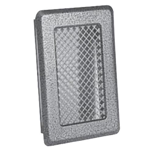 Вентиляційна решітка для каміна Darco Р1 135х195 мм Срібло античне (18010010)