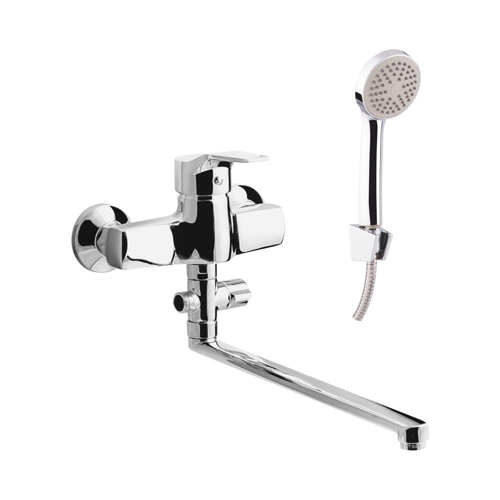 Змішувач для ванни з дивертором довгий вилив WAL KIS3-A283