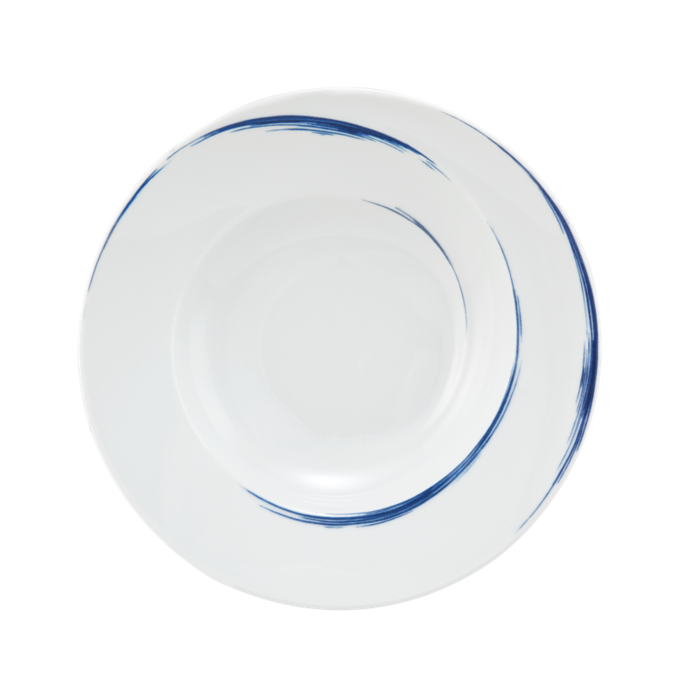 Тарелка для пасты круглая Seltmann Weiden Blue Brush 27 см