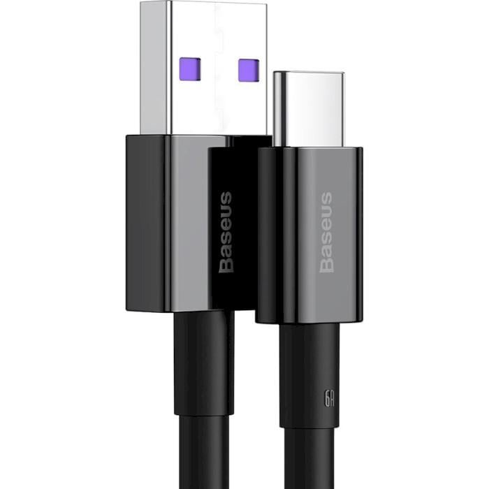 Кабель Baseus Superior Series Fast Charging Data Cable USB для Type-C 66W 2 м Black (CATYS-A01)