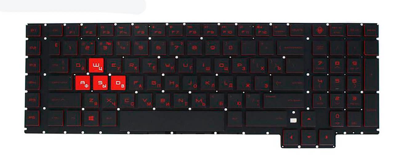 Клавіатура для ноутбука HP Omen 17-ap з підсвічуванням клавіш (9Z.NEBBQ.10R)