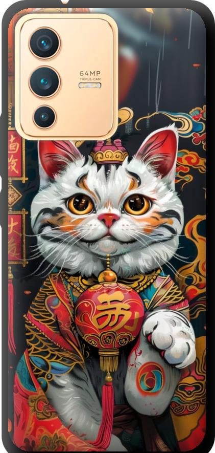 Чехол на Vivo V23 China Cat v2 (6135b-2642-42517)