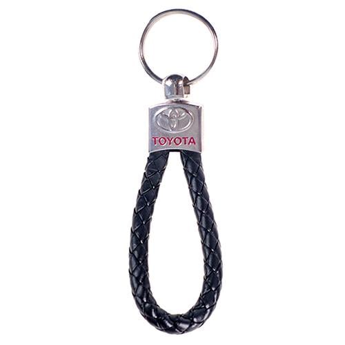 Брелок Toyota искусственная кожа плетёный