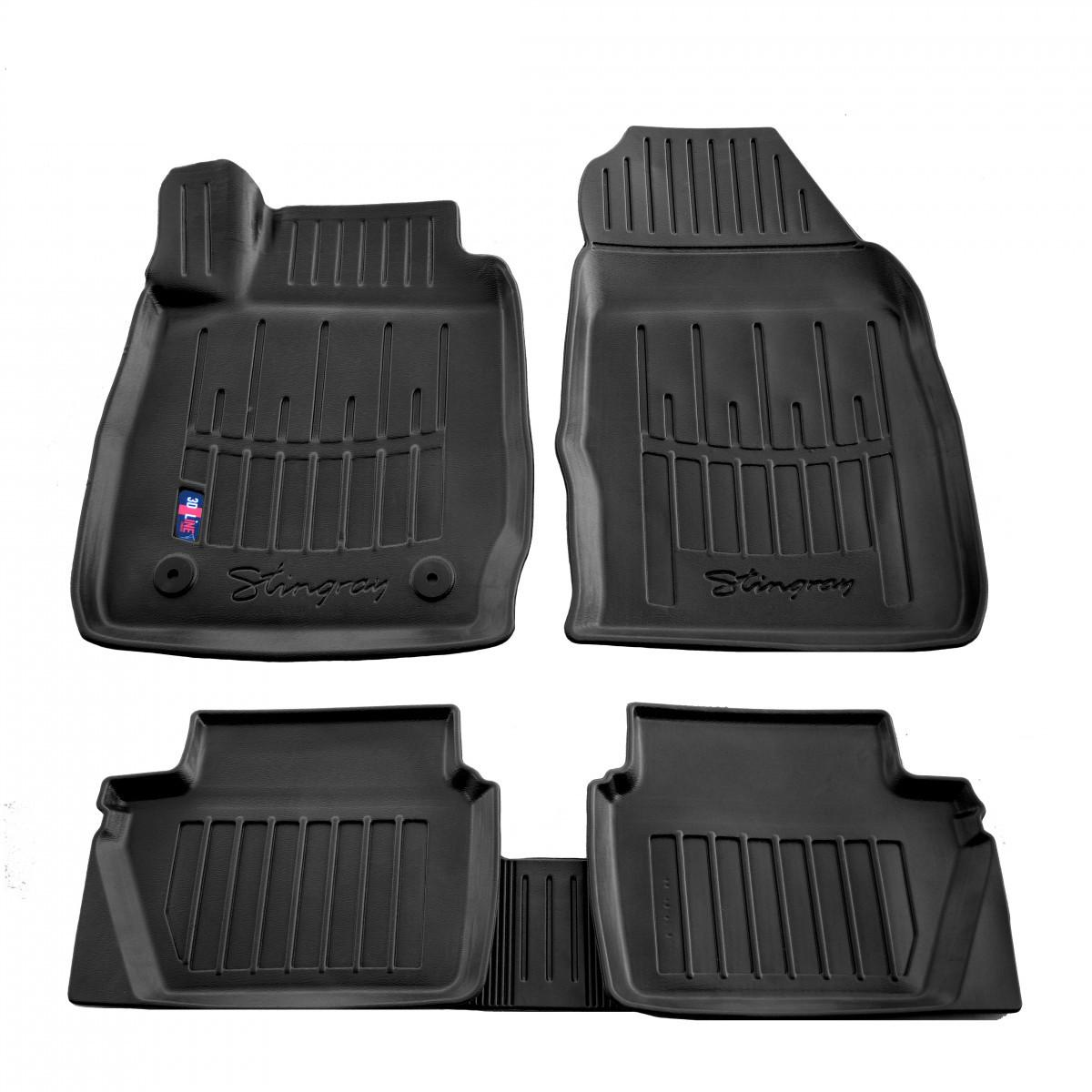 Гумові килимки Ford Fiesta Mk7 2008-2017 з бортом ТЕП 5 шт. (5007065) Гумові килимки Ford Fiesta Mk7 2008-2017 з бортом ТЕП 5 шт. (5007065)