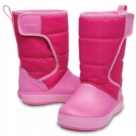 Чоботи  для дівчинки Crocs LodgePoint Pink р. 24/25 Рожевий (26758)