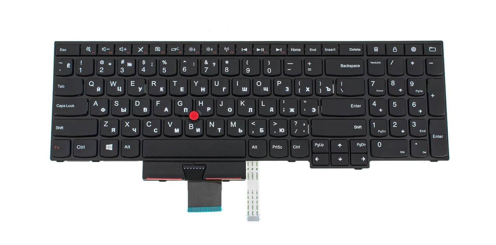 Клавиатура для ноутбука Lenovo ThinkPad Edge E545 матовая (04Y0324)