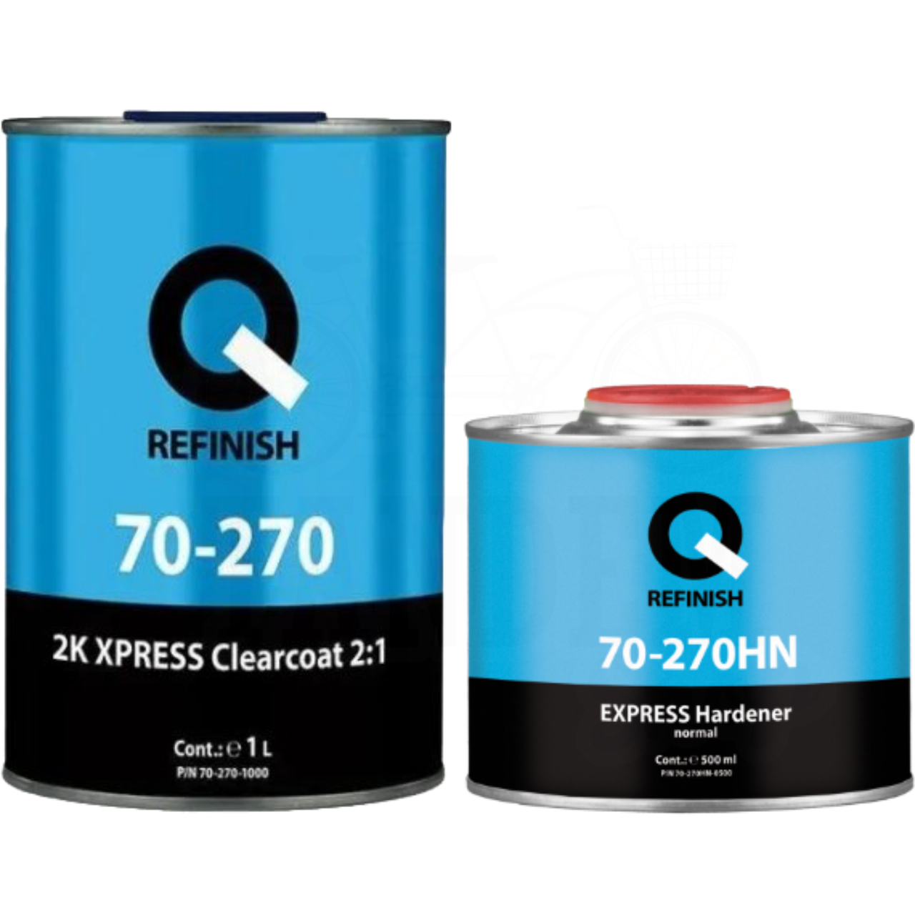 Лак акриловый быстрый Q-REFINISH 70-270 2K EXPRESS 2:1 1 л/500 мл