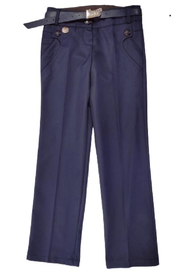 Брюки школьные для девочки Suzie БРИДЖИТ 02 мемори cotton 116 см Синий (214001_116)