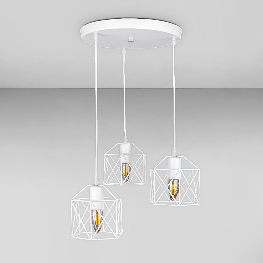 Люстра подвесная лофт Light House LS-17162F-3 WH 300 Белый